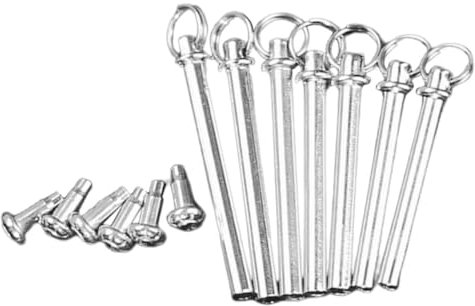 HOMOCONO 7 Pcs Large Folding Fan Shaft Rivets Metal Rings 23-29mm Handheld Fan Repairing Kit Iron Shaft Replacement Accessories Maintenance