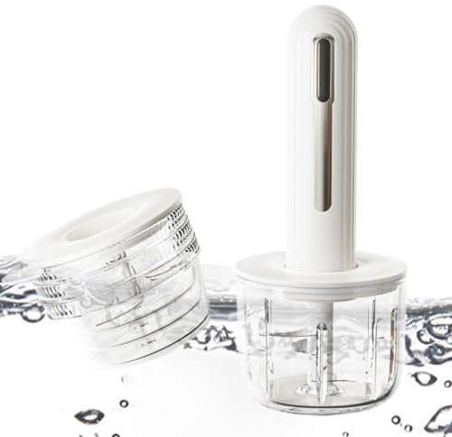 Ruwshuuk Tritatore per Cucina | Tritaverdure Elettrico - Tritacarne Elettrico Sicuro Lavastoviglie per Preparazione Pasti, Frutta, Alimenti per Bambini, Verdura