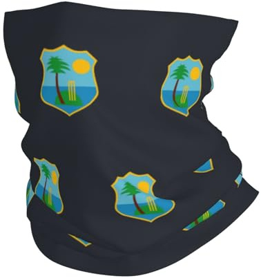Flagga för cricketförband av västindiska öarna män kvinnor loop halsduk andas halsvärmare elastisk halsduk för sport jogging vinter löpning
