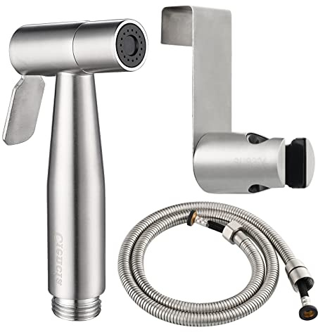 CIENCIA bidé handdusch för toalett spray premium rostfritt stål spröt Shattaf komplett bidet set för WC(WS024S)