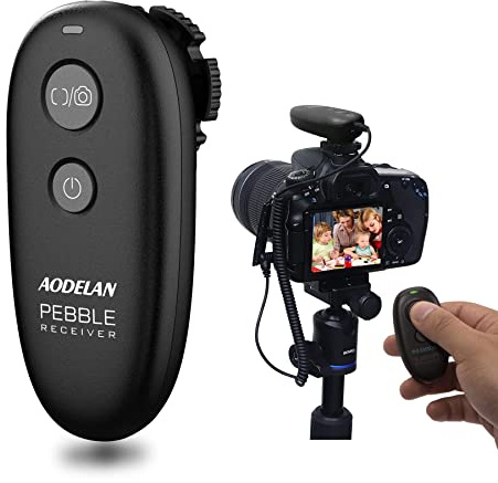 Control Remoto de Cámara Canon para 2000D 90D M6 Mark II T7 T7i EOS R RP 7D Mark II 250D - Disparador Inalámbrico, Reemplazo de RS-60E3 RS-80N3