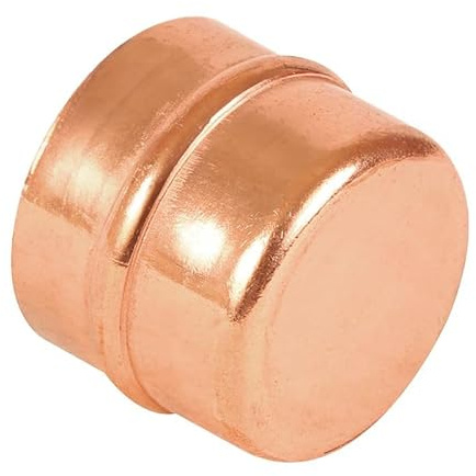 8mm Solder Ring Stopend - Bag of 10