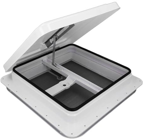 Kit de ventilation de toit pour camping-car - Angle d'ouverture de 45 ° - 35,6 cm