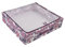 Periea 'Casey' Underbed Storage Boxes with Lids - Foldable, Stackable, and Space-Saving Organiser to Keep Your Space Tidy and Clutter-Free - Pink Floral - Large