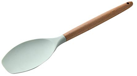 Espátula con mango de madera, cuchara de sopa, afinador, cepillo, batidor de huevos, olla antiadherente, utensilios de cocina, cuchara plana