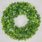 Avoeco Artificial Boxwood Wreath for Front Door - Year-Round Greenery, 21 Spring & Summer Decorative Front Door Wreath with Flowers, Perfect for Farmhouse, Weddings, & Seasonal Décor (A-Boxwood)