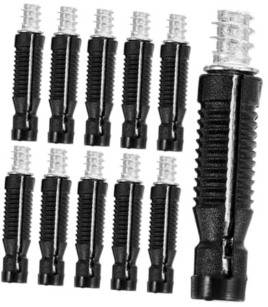 JEWEDECO 100pcs Invisible Connector Furniture Connectors Cam Lock Fittings Connecting Dowels for Cabinet Assembly Bolt Nuts