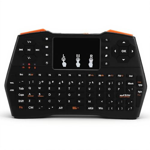 ASHATA Mini Keyboard for I8 Plus,2.4GHz Mini Keyboard Multi-Function Keyboard for Andriod TV Box/TV Box/XBOX360