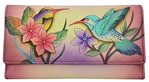 Anna by Anuschka Damen 1710 Geldbörse, Birds in Paradise