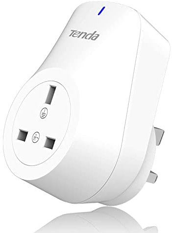 Tenda SP3 Smart Plug - WiFi Plug Works with Alexa & Google Home, Wireless Remote Control Timer, No Hub Required, 2.4GHz Only (1 Pack)
