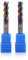 ARMOUR TOOLING - Tungsten Carbide Endmill - 3 Flute Sharp Corner Milling Cutter DLC coated - CNC Tool - For Aluminium Roughing & Finishing (4mm (Twin Pack))