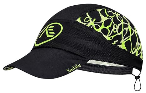 NUCKIY - Gorra de ciclismo para debajo del casco, protección UV, sombrero de bicicleta de carretera para hombres y mujeres, PI3306-Verde, Talla única
