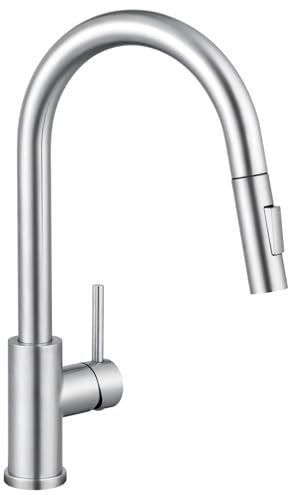 CECIPA Robinet Cuisine Douchette, Mitigeur Cuisine avec Douchette Extractible 2 Modes de Pulvérisation, Robinetterie Evier de Cuisine Pivotant à 360° Chaud et Froid en Acier Inoxydable - SÉRIE SOFETIY