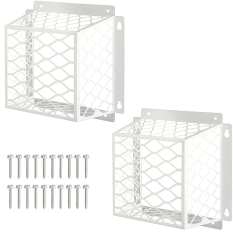 2 pezzi di copertura di ventilazione per asciugatrici, prese d'aria in acciaio al carbonio, protezione per uccelli, protezione per il bagno, sistema di asciugatura