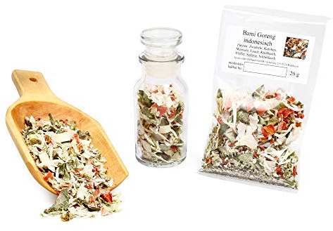 Bami Goreng Gewürzmischung, Nasi Goreng & Bahmi Goreng Gewürz, Würzmischung asiatisch vegetarisch indonesisch, Nudelgewürz, Reis Gewürz glutenfrei 20g