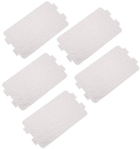 Biitfuu 5 Pezzi/Set Parti di Riparazione del Forno a microonde Piastre di Mica Fogli Copertura della Guida d'onda Accessorio di Ricambio per Domestica Ufficio Ospedale