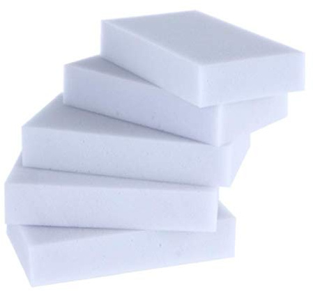 Hotaden Magia Spugna di Pulizia Confezione da 100 Gomma Magica Spugne melamina Schiuma detergente Pad Eraser Spugna per Tutte Le superfici Bagno Cucina Piano Battiscopa Parete Cleaner Grey
