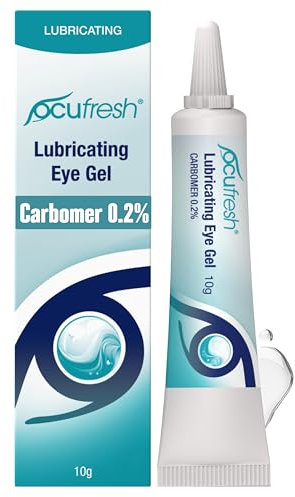 Ocufresh CARBOMER 0.2% Lubricating Eye Gel | Eye Gel Drops for Tired & Dry Eyes | Night Relief, 10G (Pack of 1)