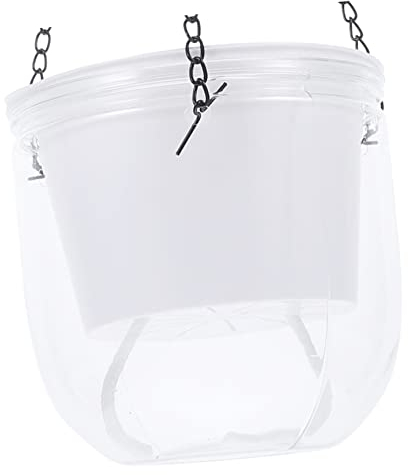 YARNOW Pots De Fleurs Auto-arrosants Chaîne De Suspension Facile À Utiliser Petit Pot Décoratif pour Plantes Peu Encombrant Style Contemporain