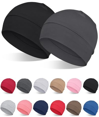 FocusCare Skull Cap für Männer Helm Liner unter Motorradhelm Beanie