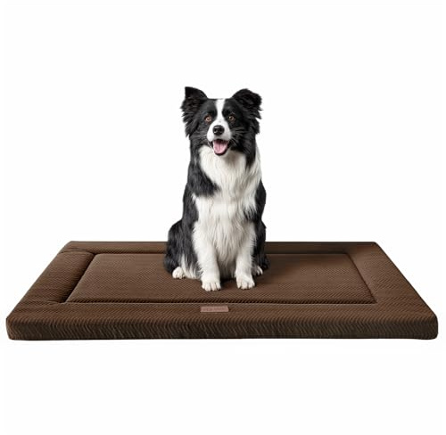 Dog Bed for Crate, Large Sized Dog Crate Beds, Washable Dogs Bed Mat