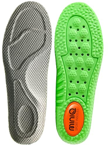 MINIQ Cloud Comfort Insoles for Men & Women - Ultra-Soft Shoe Soles with Memory Foam Cushioning, Arch Support Inserts with Gel Pad for Running, Walking & Boot Shoes