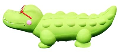 Generisch 2026 Jouet à mâcher en latex pour chiot avec couineur – Aide à la dentition, nettoyage des dents, anti-solitude, forme souple, convient pour (B, taille unique)