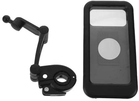 EPIGEIST Support Étanche pour Téléphone Portable de Moto Tout-Terrain, Fixation Réglable Rotation à 360°, Résistant aux Intempéries, Installation Rapide, pour Navigation en Extérieur,