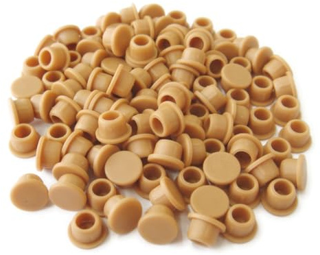 Lamello Clamex Abdeckkappen, Buche, Ø 6 Buche RAL 1011 100 Stk