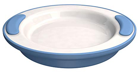 Ornamin Thermoteller Ø 25,5 cm hellblau (Modell 201) / Warmhalteteller, Kinderteller, Esslernteller