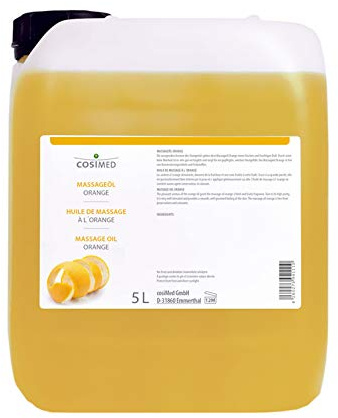 cosiMed Massageöl Orange, Massage Öl, Wellness, Therapie, 5L Kanister