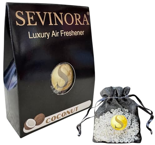 Sachet parfumé à la noix de coco pour voiture, armoire et pièce, sachet parfumé - Parfum d'armoire contre les odeurs (noix de coco)