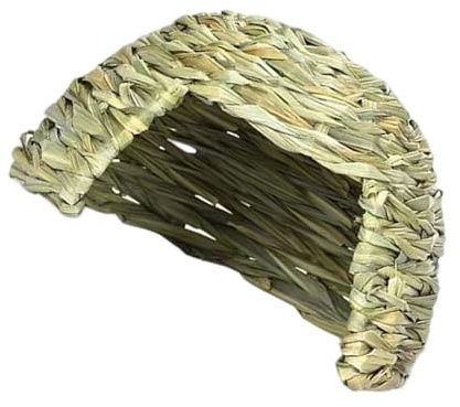 Piccolo Pet Riposo Casa Nascondi Erba Grotta Per Cavia Procellus Handmade Paglia Habitat Rifugio Per Conigli Cincillà Erba