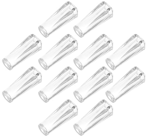 ULDIGI Tiradores Transparentes de 34 Mm para Persianas Enrollables, 20 Piezas de Plástico para Cordón de Persiana, Accesorios para Cortinas de Ventana, Decoración Práctica Hogar