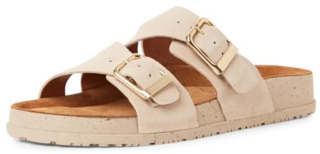 Tamaris Damen Klassische Ballerinas, Frauen Flats,Comfort Lining,TOUCHit-Fußbett,Slip-ons,klassisch elegant,Ballerinen,Antelope,41 EU