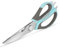 Multi Functional Heavy-Duty Kitchen Scissors, Sharp Blades, Detachable, Easy to Clean, Suitable for Cutting Meat, Fish, Vegetables and More (Blue Gray)
