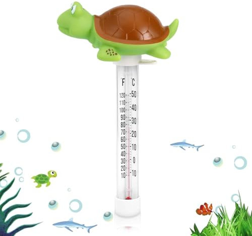 Termómetro Para Piscinas | Termómetro Para Acuarios | Lectura Precisa Con Diseño De Animales Para Spas Acuarios Exteriores Y Estanques