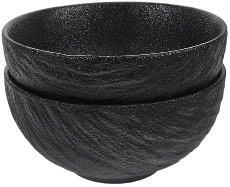Gatuida 2piezas Cuencos Cerámica Esmaltada Bowl Desayuno Cuencos Ensalada Vajilla Decoración Mesa
