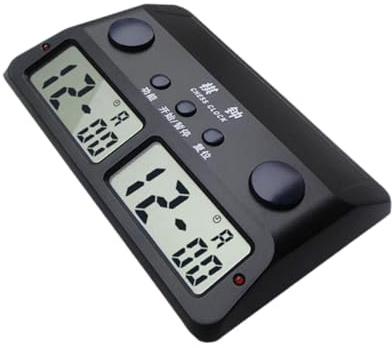 KIXZSAZ Orologio da scacchi digitale professionale Timer Funzionalità accurata Facile da usare Tutti gli amanti degli scacchi e i principianti Accessorio per giochi elettronici