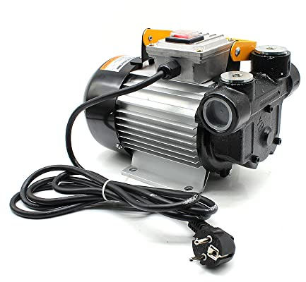 LENJKYYO Pompe à diesel, pompe à fioul, pompe à huile, biodiesel, 230 V, auto-amorçante, station-service, 60 l/min, pompe d'aspiration d'huile 2800 tr/min, pompe puissante