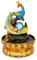 Dyna-Living Indoor Fountain Tabletop Water Fountains with Illuminated Rolling Ball Peacock Water Feature Indoor Relaxation Fountain for Home Office Decor Relaxation 7.9 X7.9 X11