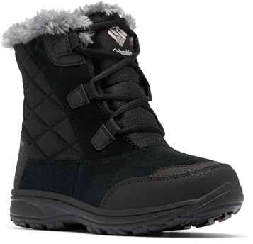Columbia Womens Ice Maiden Shorty, Black/Columbia Grey, 11