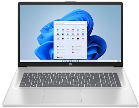 HP Laptop 17-cp3001sl, AMD Ryzen 7-7730U, RAM 16GB, SSD 512GB, Scheda Grafica Integrata, Display 17.3” FHD IPS 300 Nits, Antiriflesso, Wi-Fi 6, Privacy Cam 720p TNR, Windows 11, Argento
