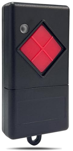 Apriporta garage telecomando 1 pezzo porta garage trasmettitore manuale 40,685 MHz compatibile con Dicket MAHS40, MAHS40-01, MAHS40-04 40 MHz telecomando 1 canale, pulsante rosso
