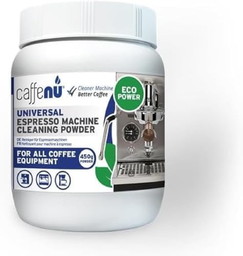Caffenu Coffee Machine Cleaner Powder 450G - Espresso Machine Cleaner for Group Head - Commercial Machine Cleaning Formula - Complete Your Barista Accessories Collection
