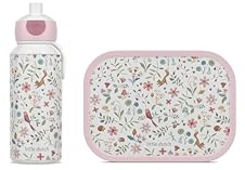 Mepal - Set de Almuerzo Campus - Fiambrera para Niños con Botella Pop-up y Fiambrera - Set de Almuerzo para el Colegio o para Llevar - Sin BPA - 400 + 750 ml - Fairy Wonders