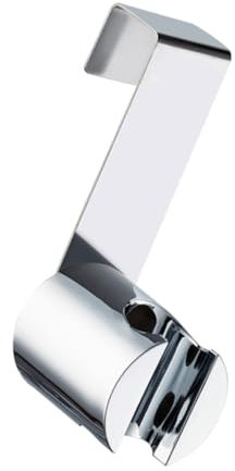 SHINEOFI Soporte de Ducha Inoxidable para Bidé Base Fija y Montada Pared Soporte Resistente para Cabezal de Rociador Pulido Compatible con Baño Estándar