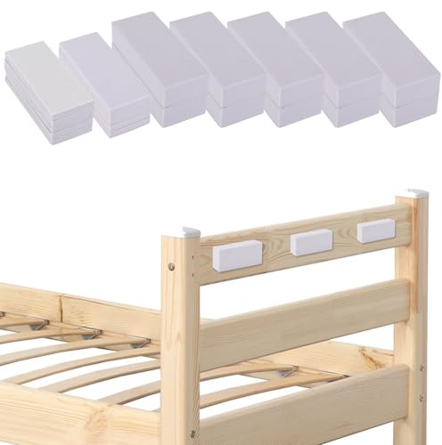 Lot de 18 butoirs de tête de lit, 8 pièces de 15 mm et 10 pièces de 5 mm en mousse EVA, protection murale contre les meubles