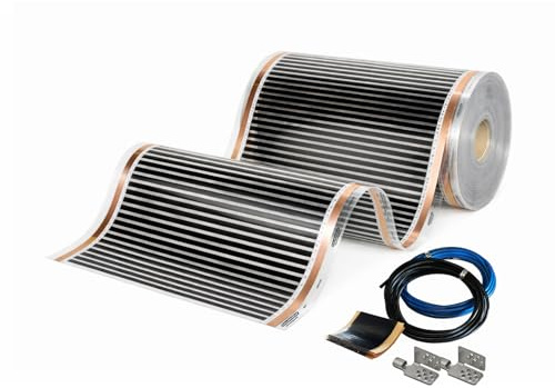 Infraröd värmefilm CALORIQUE NEO – elektrisk golvvärme, 150 W/m², 50 cm bred, – yta 1,0 m² – effektiv lösning för nybyggnation och rening av gammal konstruktion