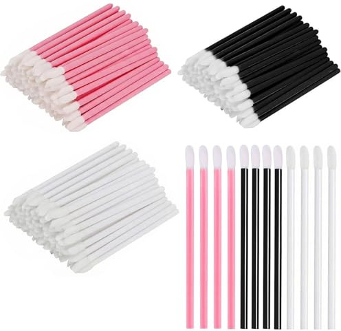 BDEPSTR Cepillo de Labios Desechable,150 Pinceles Desechables para Labios,Brochas para Labios Desechables,para Lápiz Labial, Brillo, Maquillaje y Belleza